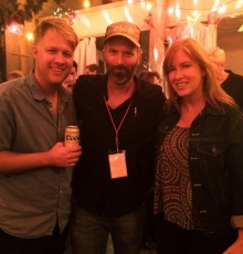 after party at the Road Theatre (LA), reading of L